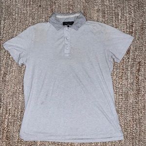 rag & bone Grey Polo shirt.